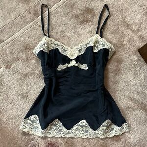 NWT express silk lace tank top